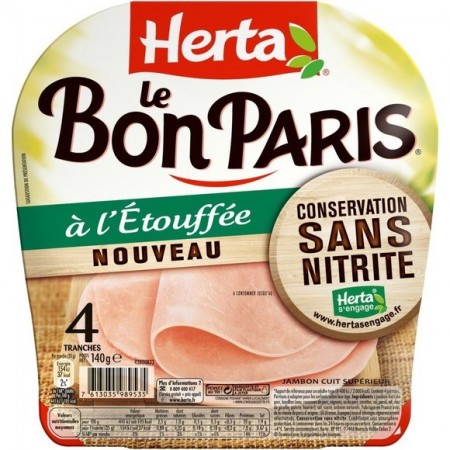 Jambon Le Bon Paris à l'Etouffée sans Nitrite